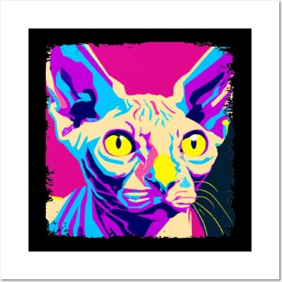 Sphynx Pop Art - Cat Lover Gift Posters and Art